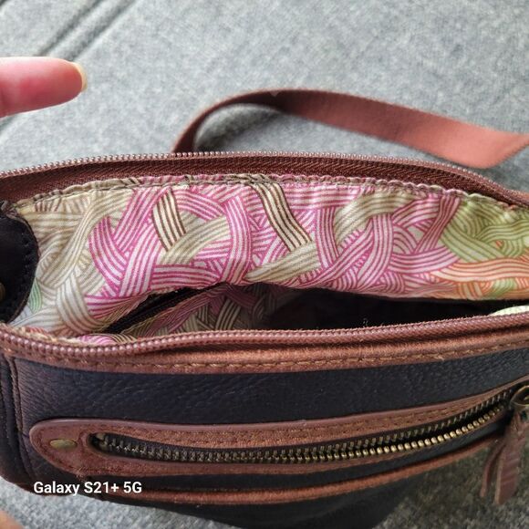 The Sak pebbled leather black crossbody bag - Picture 9 of 12